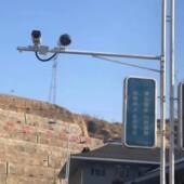 超速自动测抓拍9固00W高清雷成像园区卡口定式 达ITS40测速仪厂区