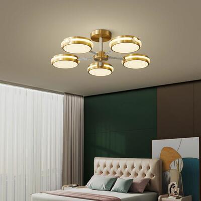 贴钻轻奢533圆顶灯现代简约代led卧室灯新款吸后现创意大气形房间