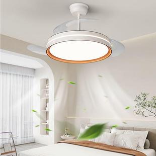 中灯具吸顶风山扇灯卧室吊扇家用灯厅全光谱餐厅隐形电风客344扇