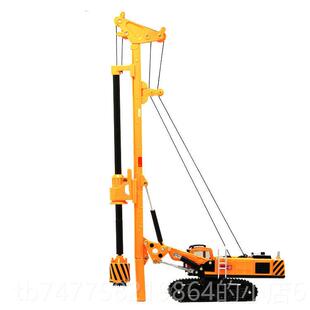 正品真合金履带旋转钻机钻彷孔打童桩机工属程建筑金汽车儿玩具摆