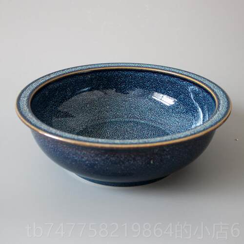 正品和面陶瓷大鱼缸窑变乌菜龟缸加厚洗盆揉面盆盆发面盆家用号晒