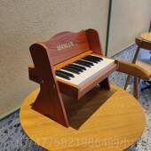 正品 键初曼伦儿童琴25电子琴木质小钢琴学家用宝宝玩钢具启蒙周岁