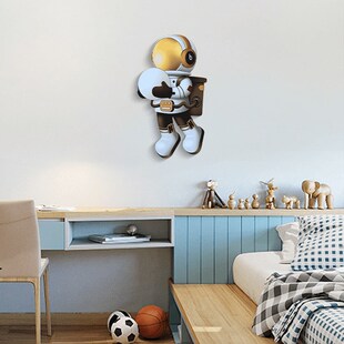 S1002 饰画雕刻墙画儿童房背景墙挂画宇航员3560 卡通宇航员创意装