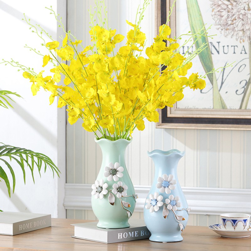 中式陶瓷花瓶摆件现代家居饰品客厅电视柜玄关餐桌台面酒柜工艺品