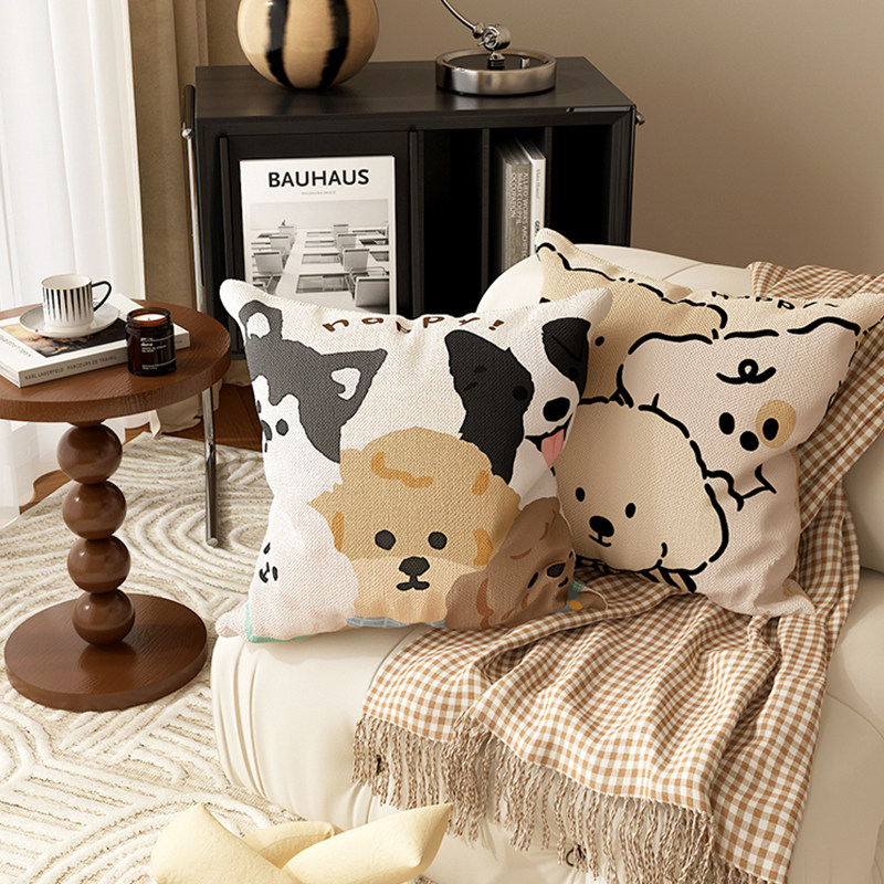 卡通可爱抱枕沙发客厅奶油风靠垫靠枕套宿舍床头办公室汽车靠背垫,居家布艺,靠垫/抱枕,淘宝优惠券,粉丝福利购,淘宝优惠卷