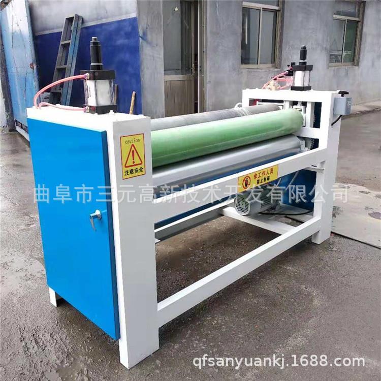 绵海皮革滚胶机细1320木工胶条滚筒式单双面涂胶机双上面胶机规格