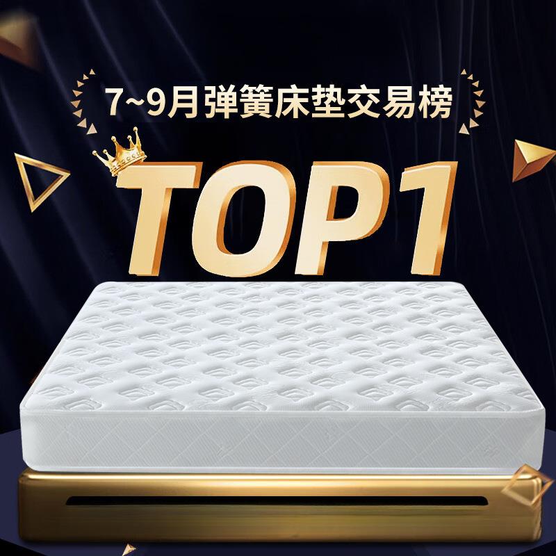 席梦思簧床垫经济型软两用2cm厚1.50米1.8mFBP硬乳弹胶椰棕家用天