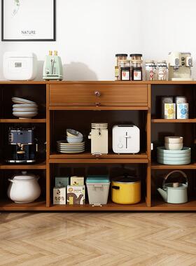 A10L柜客置物餐边柜茶边实木厨房家用碗筷水餐厅酒靠220525厅墙橱