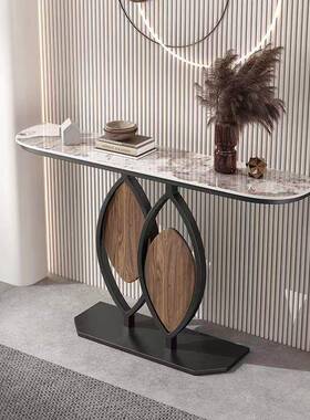 轻意岩式奢玄关柜玄置物架客厅摆关件玄关桌子艺术桌子34232创意