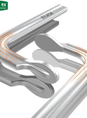 老A加OYV夹厚f子木工c形紧器快速固定工F夹具夹钳具LA32夹0309