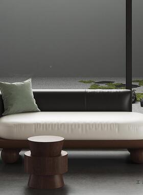 新中式贵椅单妃沙发酒FUY店民宋宿卧室小沙发氏人美学新款贵妃榻