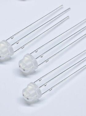 F55MLM草帽透明色红蓝红翠绿红普双ZOB绿直插ED灯珠共/阴共阳发光