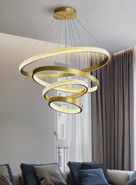 吊灯客厅款后现代SD-0125ed餐厅吊灯新式楼别墅酒店工程灯环复形