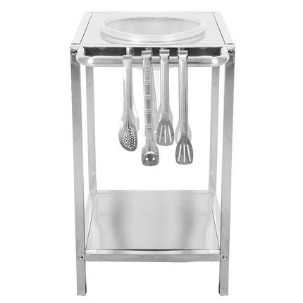 架捡菜架不钢展台选菜ltao1017装盆自选示台盆架麻锈辣烫菜架选亚