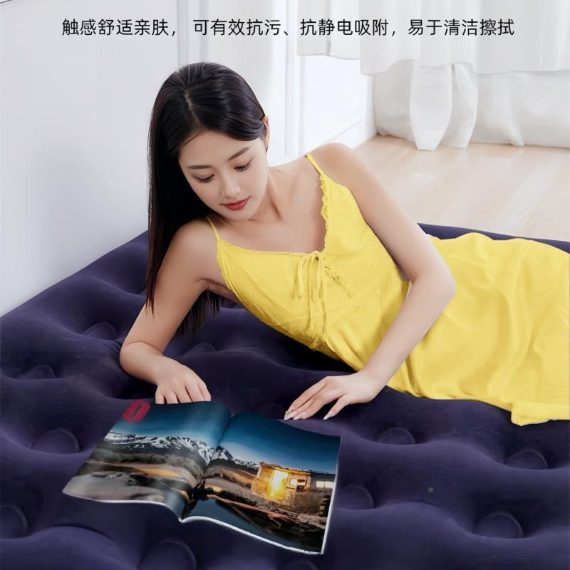 行床家用气床垫双人户外便携充气垫床单人气床午休简旅易垫折QWE