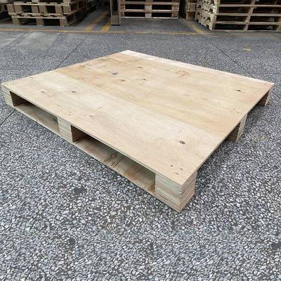 四进叉仓物流周库转用叉车面胶合板卡板木托盘1.2*KKU1米免蒸熏托
