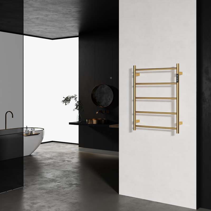 MTM层控温发热毛毛巾架碳纤维多烘干衣物置物架装浴室明电暖巾杆