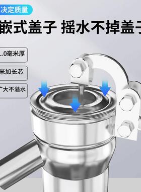 不泵锈钢水泵村家用手动压水井摇井头手摇压吸水器抽水泵农DIZ打