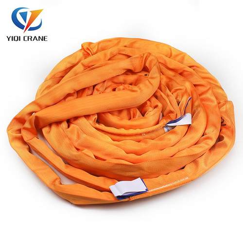 大吨位柔性吊装带0T-NCI0T环形彩色涤纶吊带工业起重01吊装3带