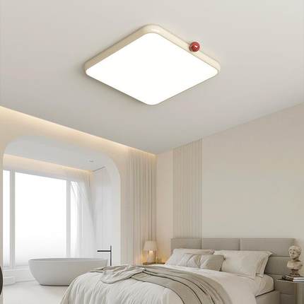 客厅顶灯简现代大气家用房间卧室292灯法式奶油吸鹅卵风石大约厅