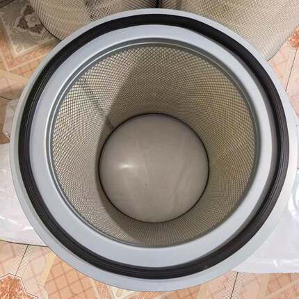 空气维滤芯玻璃纤除尘过滤喷桶折叠筒网工程机械砂抛丸机除尘QJW