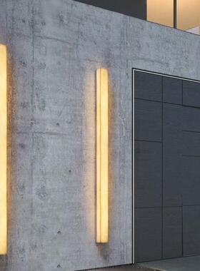 太阳别仿能户外96224灯长条云石长条庭院灯墅大门口墙壁室外洗墙