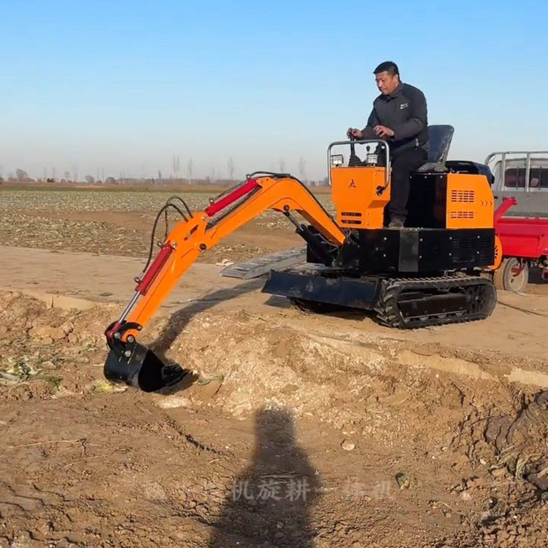 小型挖掘机旋耕机柴油小挖机农用果园翻地耕地家用挖掘机挖土钩机