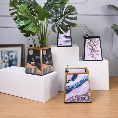 花上自动吸水轻奢北欧大口种径30以的客厅落地HZJ607树高天堂鸟专