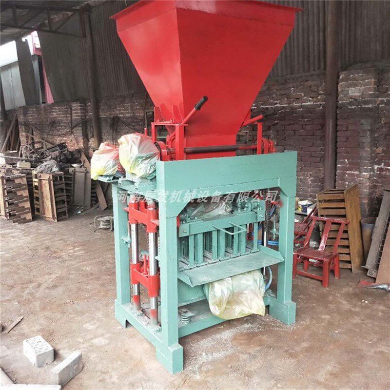 小型移动免烧制砖机 4-35小型空心打砖机砌块成型机 混凝土打砖机