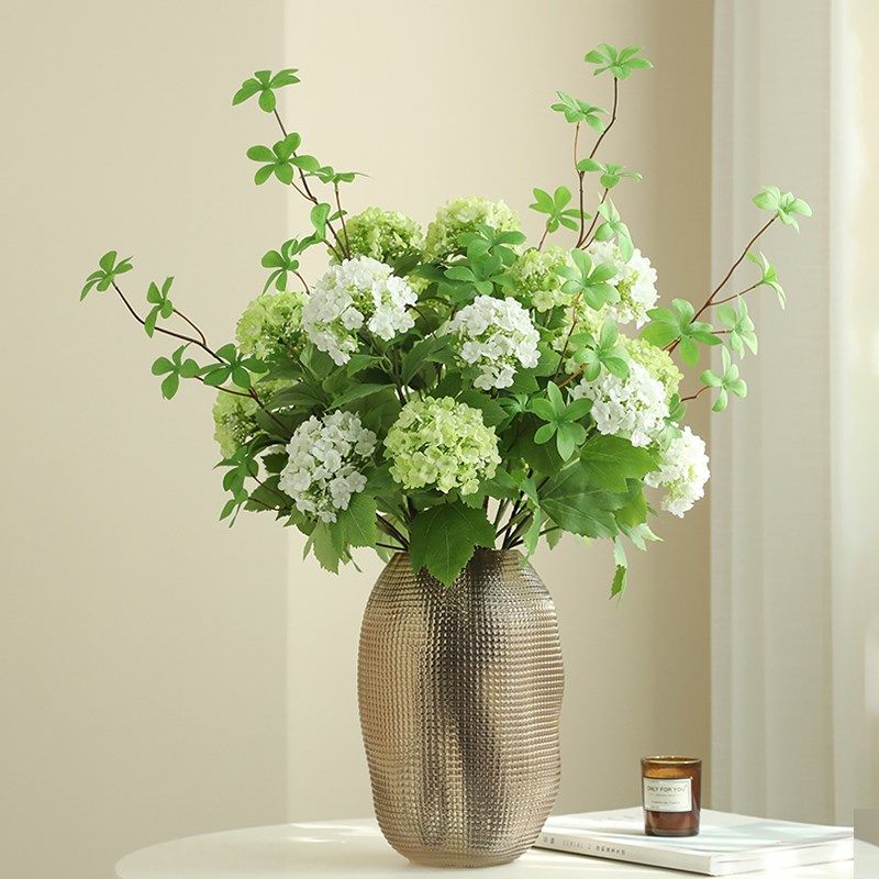 仿真花假花摆设木绣球客厅电视柜装饰花绢花家居摆件餐桌店铺摆花,家居饰品,仿真花/假花,淘宝优惠券,粉丝福利购,淘宝优惠卷