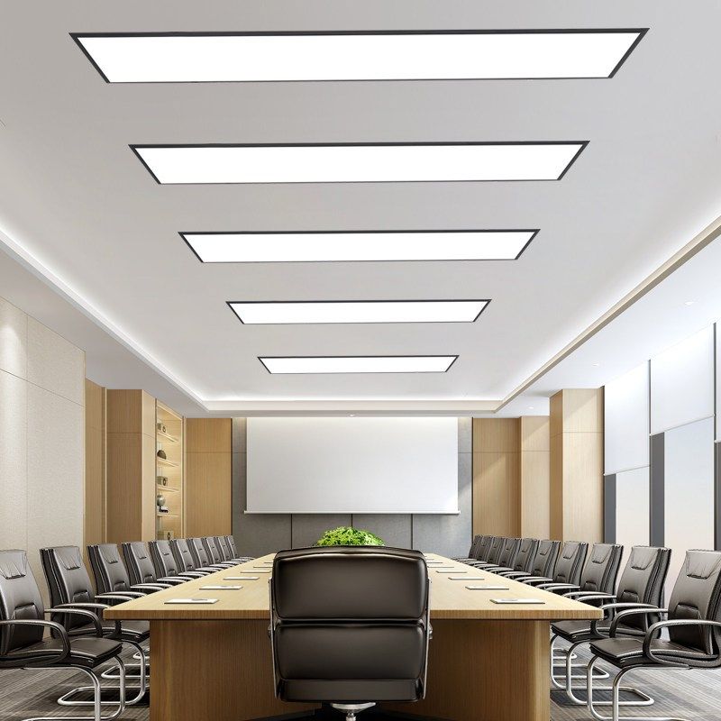 嵌入式LED长条灯超亮办公室灯写字楼会议室过道灯暗装弹簧平板灯,家装灯饰光源,商用吊灯,淘宝优惠券,粉丝福利购,淘宝优惠卷