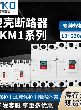 长江电气塑壳断路器CKM1空气开关100A160A250A400A三相3P四线4P