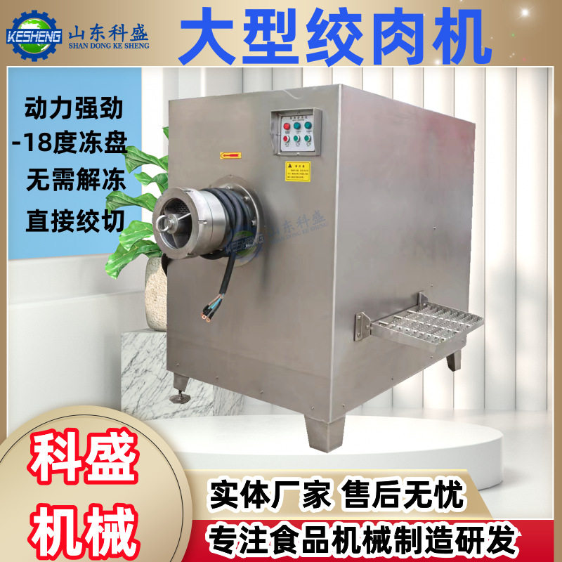 250型全自动冻肉绞肉机 肉馅肉粒绞碎肉机 冻肉盘破碎绞切一体机,清洗/食品/商业设备,肉制品加工设备,淘宝优惠券,粉丝福利购,淘宝优惠卷