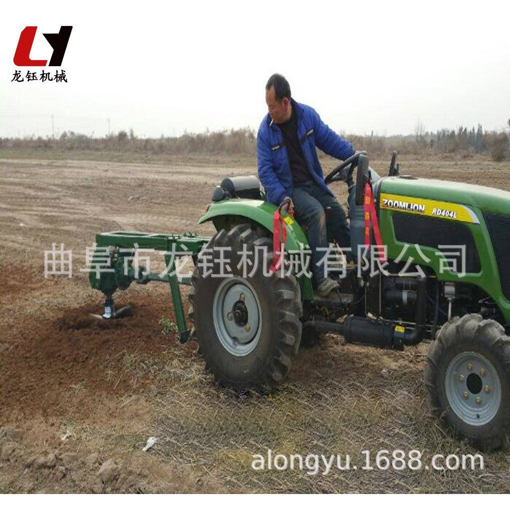 新ZXP品悬挂拖能拉机挖坑式机多功植树挖坑机园林绿化植树坑挖机