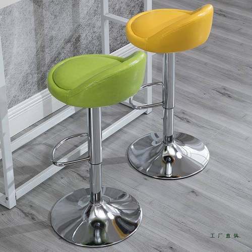 家用吧台升椅子转椅高脚前台现60代简约轻奢高吧凳酒吧桌椅凳凳降