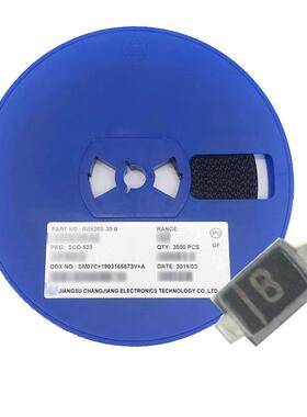 RB520S-30丝印SOSEWD-52B30极603塑封3/盘肖K特基二管原装长电