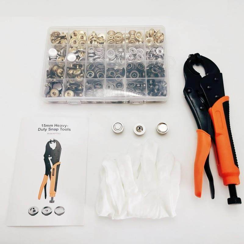 0套4色大白扣大力钳小型ODE手0动压力机1手压机打扣机扣子安装工