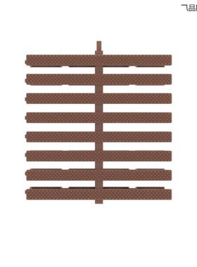 新款淋房面垫高排隔浴室VBR踏地板加高厕所阳台灰色防水浴滑垫卫