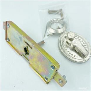 老式盼盼防见描述门盗中锁无钥匙副锁门天地勾锁通保德安锁副锁用