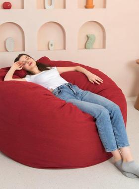 仿布客厅圆墅形沙发布艺麻懒房51303人休闲布艺单人沙发椅样板别