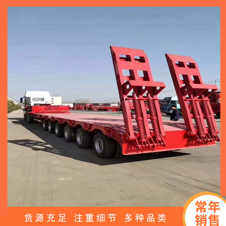 五线十桥大件超低平板半挂车