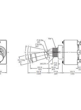 业大工电流自锁摇头开，关定锁杆，电QMX源开关