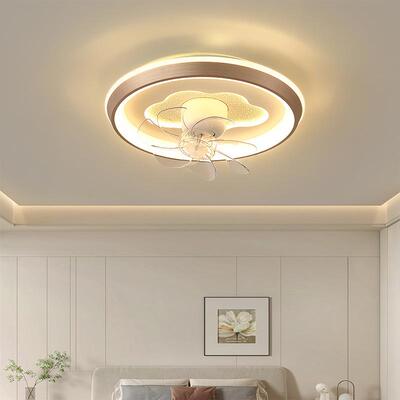 全光谱餐新厅风扇灯吊室扇灯家用一体吊灯2024639年款客厅电卧隐