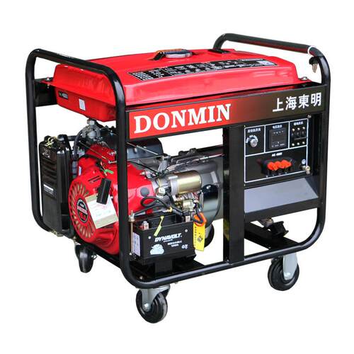 0东明DONMIN三油相5KW小型户外工程移便携式汽发电机DMS6动50CDMS