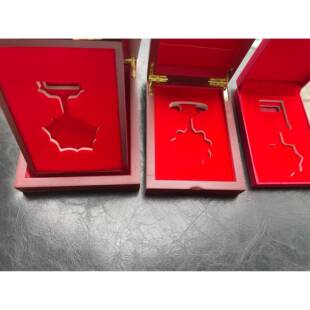 现三等奖带公务员奖章荣誉嘉奖胸章铜制盒绶带货0018记功木奖