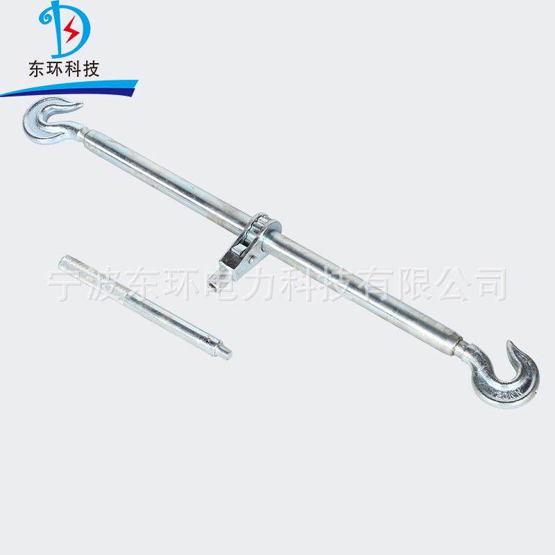 双钩紧线器MWB紧电力夹线钳紧拉紧器管式钢头双沟紧线收器