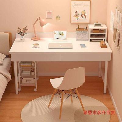 w简易卧室电脑桌台字式家简约办IUD公生桌学用女生小桌化妆桌写书