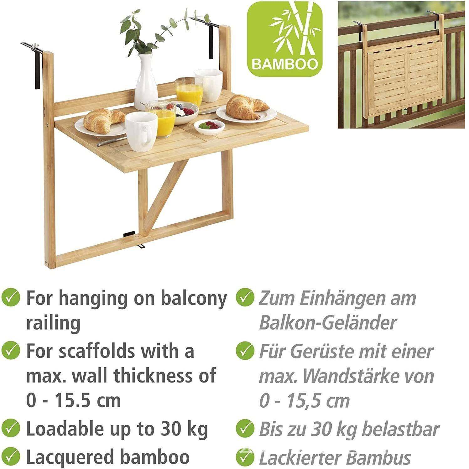 竹制阳台折叠叠桌家用阳台户外实木折桌台桌子折壁5155挂式阳阳台