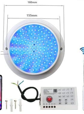 明装壁挂式泳池灯p85-265V外置控GNL-180-制器输出机12v遥控+手AP