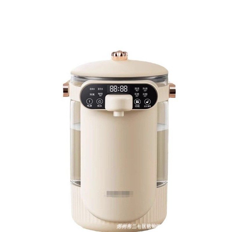 恒温热水瓶开水壶HX-8568家用智能自动烧水保温一体玻璃316不锈钢